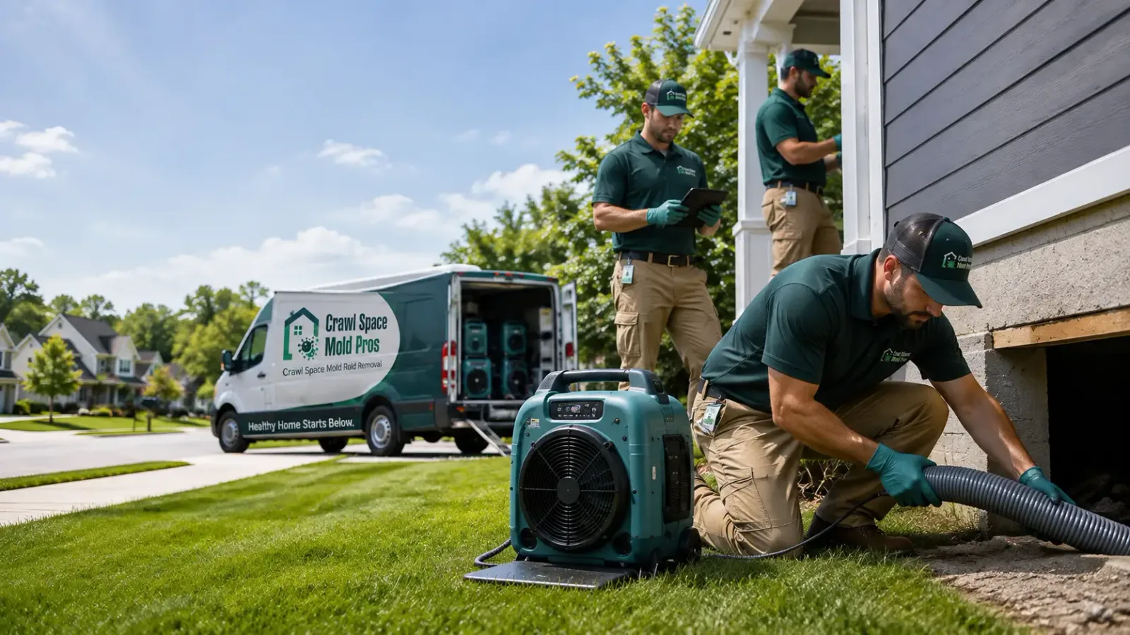 Crawl Space Mold Removal in Fort Rock, OR